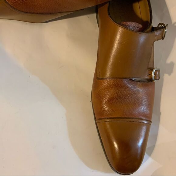 Carlos Santos “Green label” Double buckle Monk Strap Dress Shoes Men\'s Size 12 main image 5